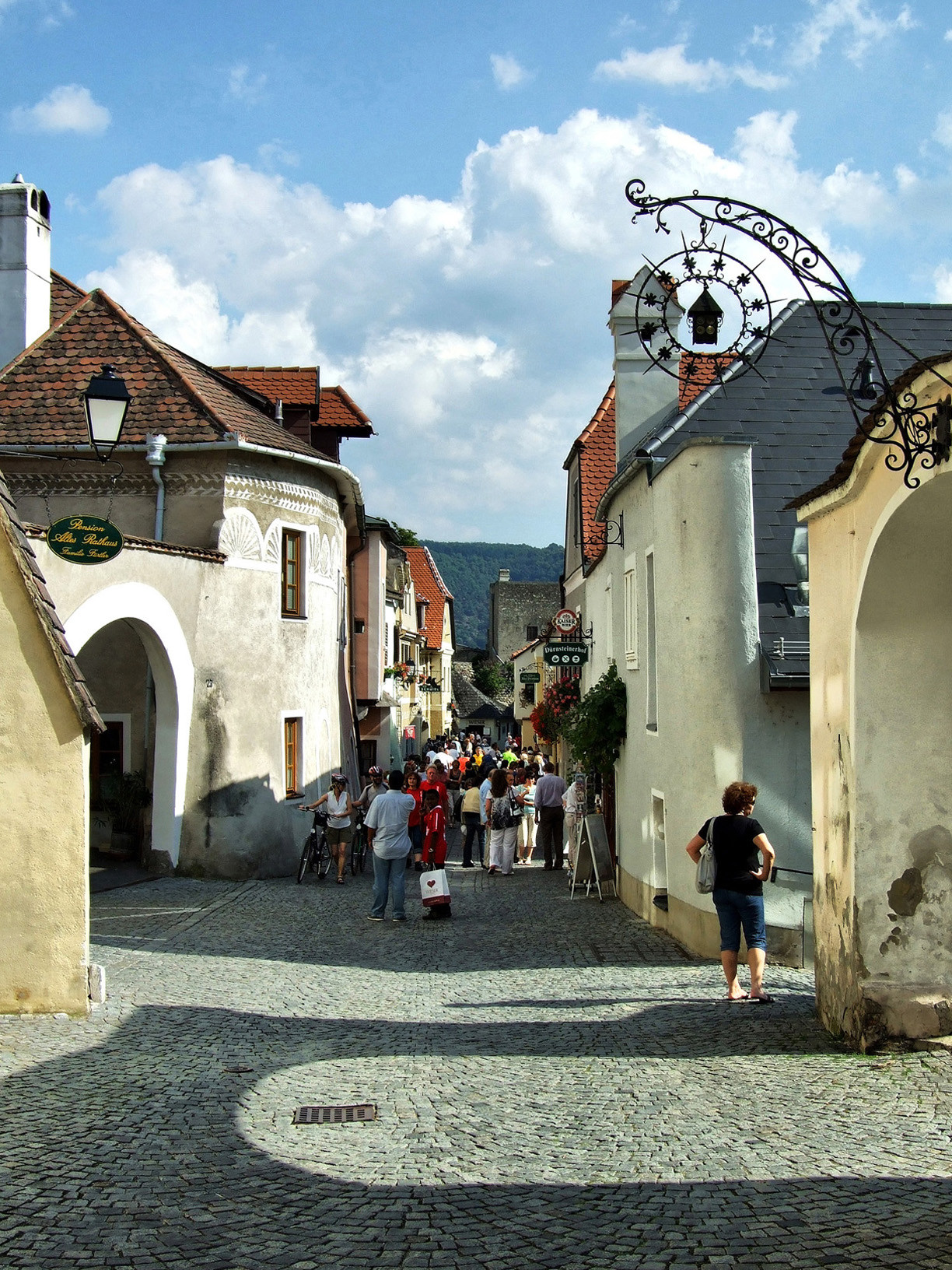 Улочка в Дюрнштайне – фотографии Австрии