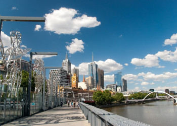 Набережная в Мельбурн, Австралия – фотографии Австралии