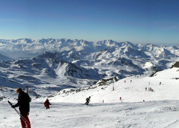 Лыжники в Валь-Торанс, Франция. Фото 3 – фотографии Франции