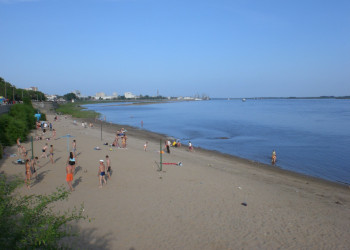 Пляж в Благовещенске, Россия – фотографии России