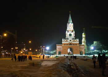 Благовещенская башня, Йошкар-Ола, республика Марий Эль – фотографии России