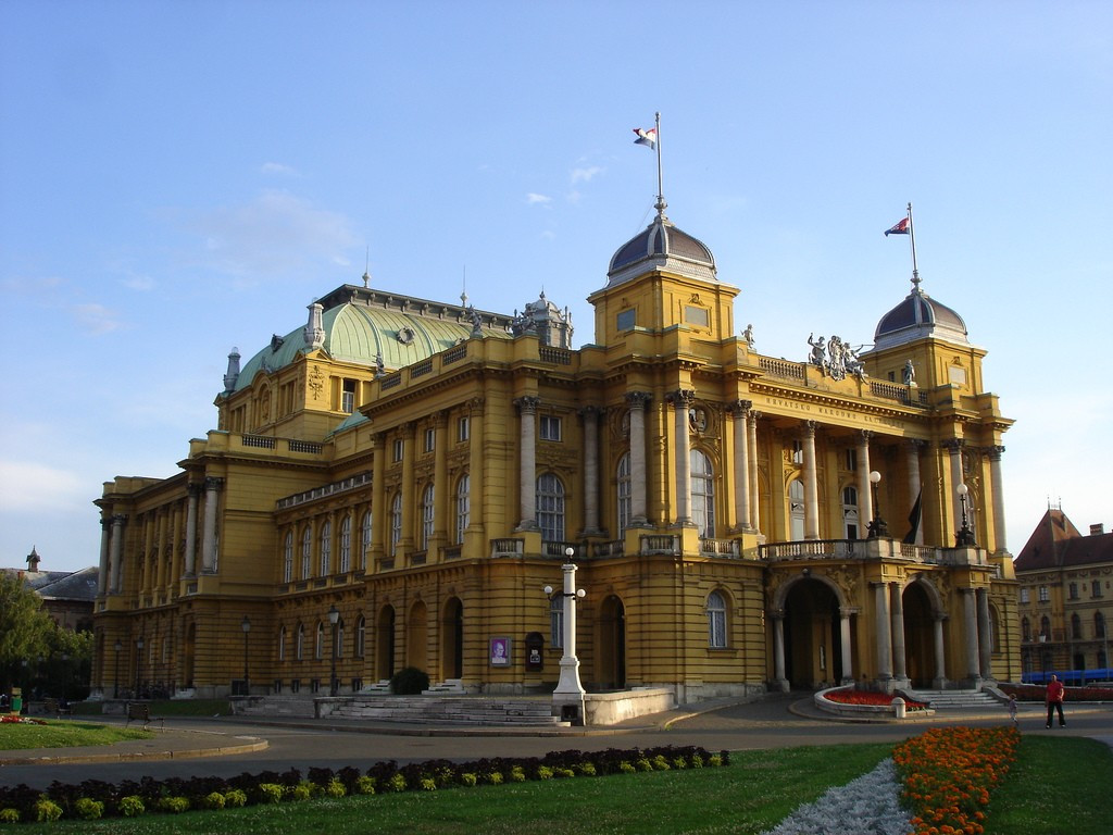 Национальный театр в Загребе, Хорватия. Фото 1 – фотографии Хорватии