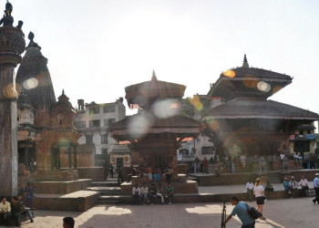 Площадь Дурбар панорама – фотографии Непала