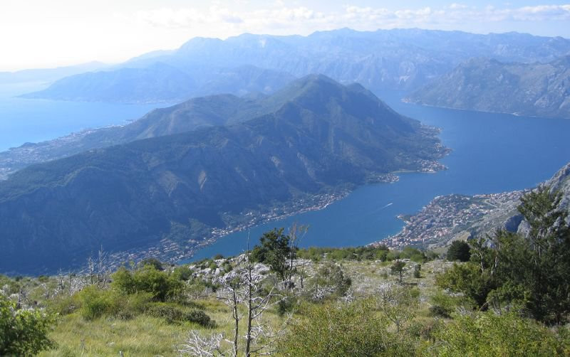 Панорамный вид Которского залива, Черногория. Фото 30 – фотографии Черногории