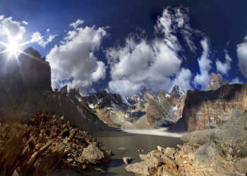 Озеро мутное. Высота – 3430 м. Подножье горы Чимтарга – фотографии Таджикистана