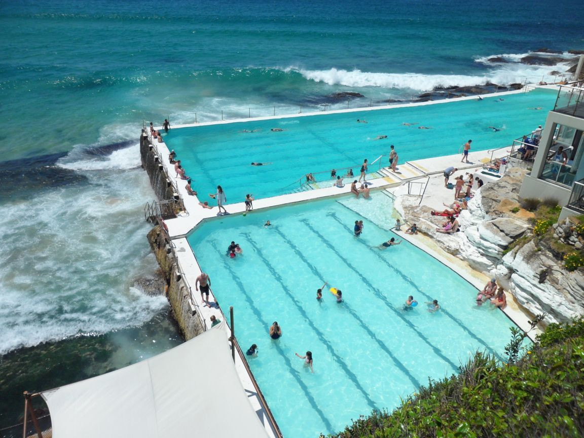 Бассейн Бонди-Айсбергс в районе Сиднея – фотографии Австралии