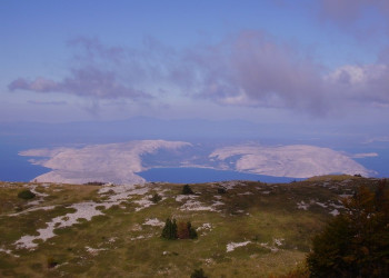Панорамный вид в Северный Велебит Национальный, Хорватия – фотографии Хорватии