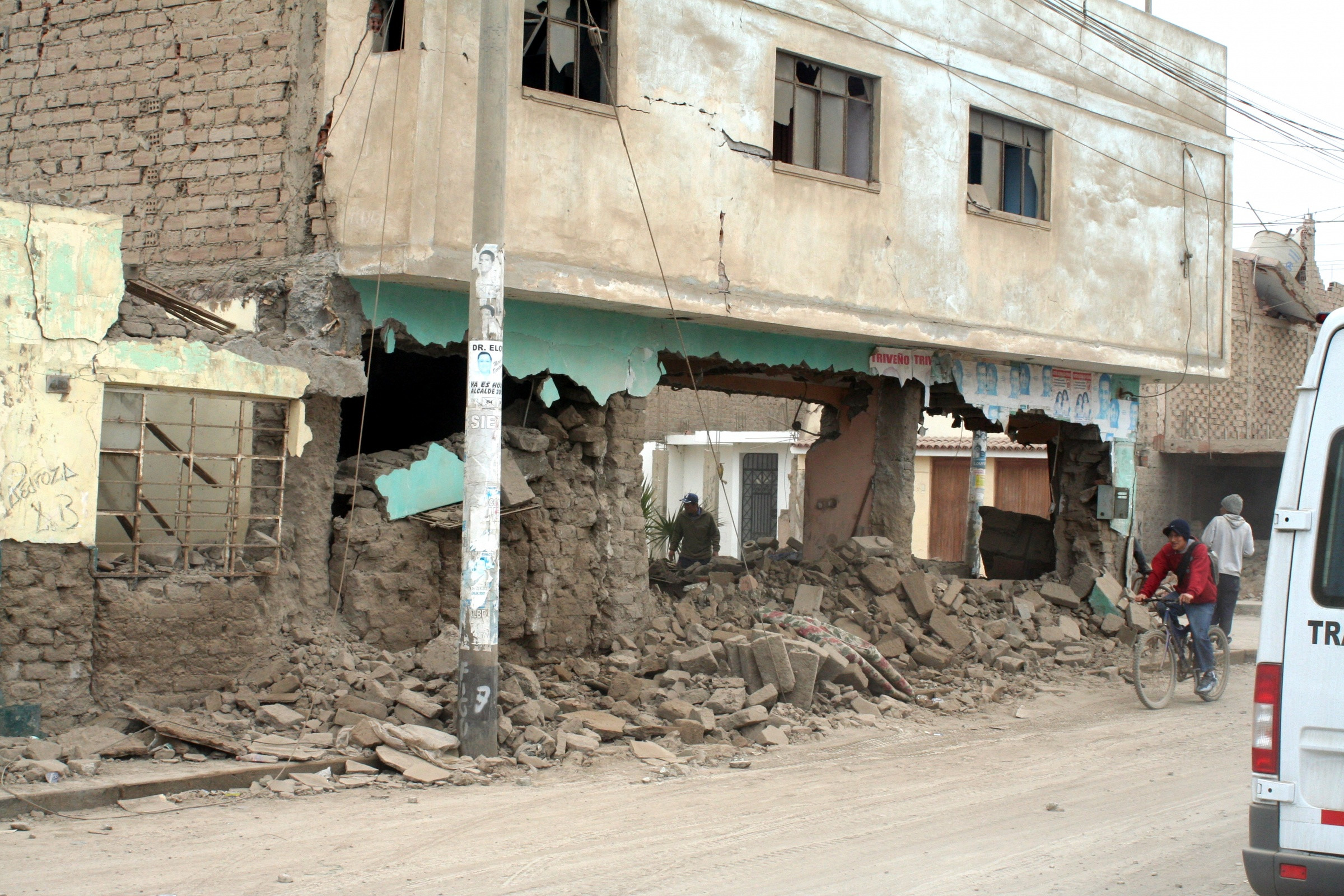 Писко после мощного землетрясения 2007 года – фотографии Перу