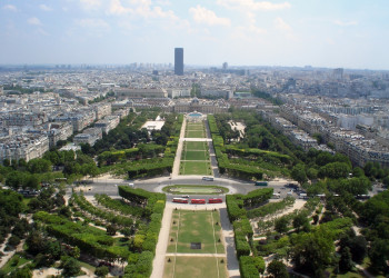 Панорамный вид в Париже, Франция – фотографии Франции