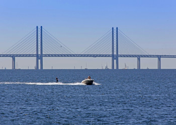 Эресуннский мост-тоннель, Дания-Швеция – фотографии