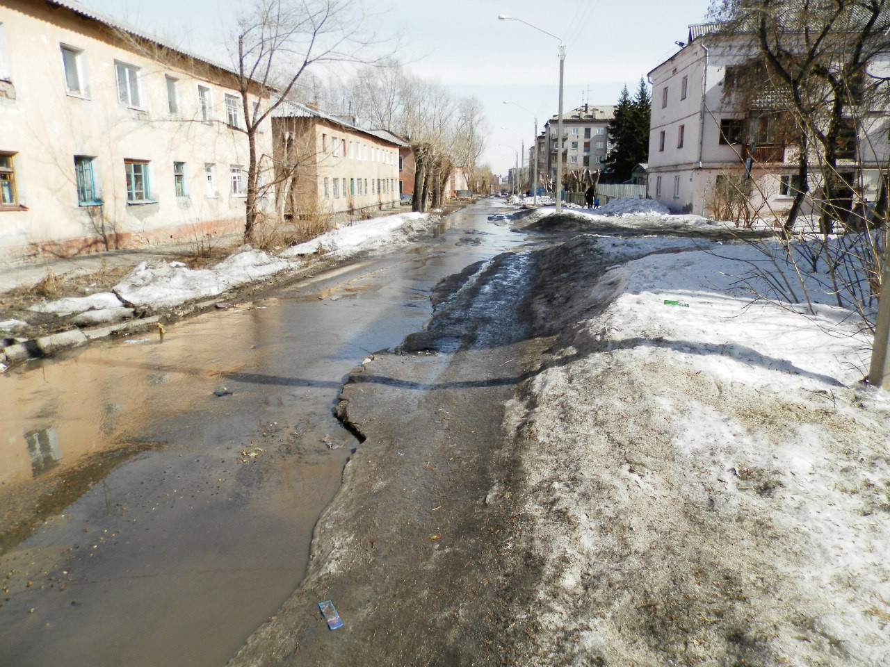 Зимние улице Барнаула – фотографии России
