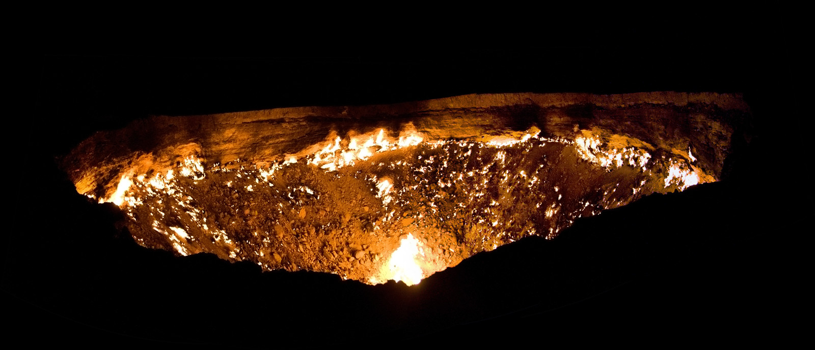 Газовый кратер Дарваза – фотографии Туркменистана