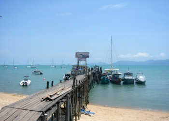 Причал в Бопхут-Бич, Тайланд – фотографии Таиланда