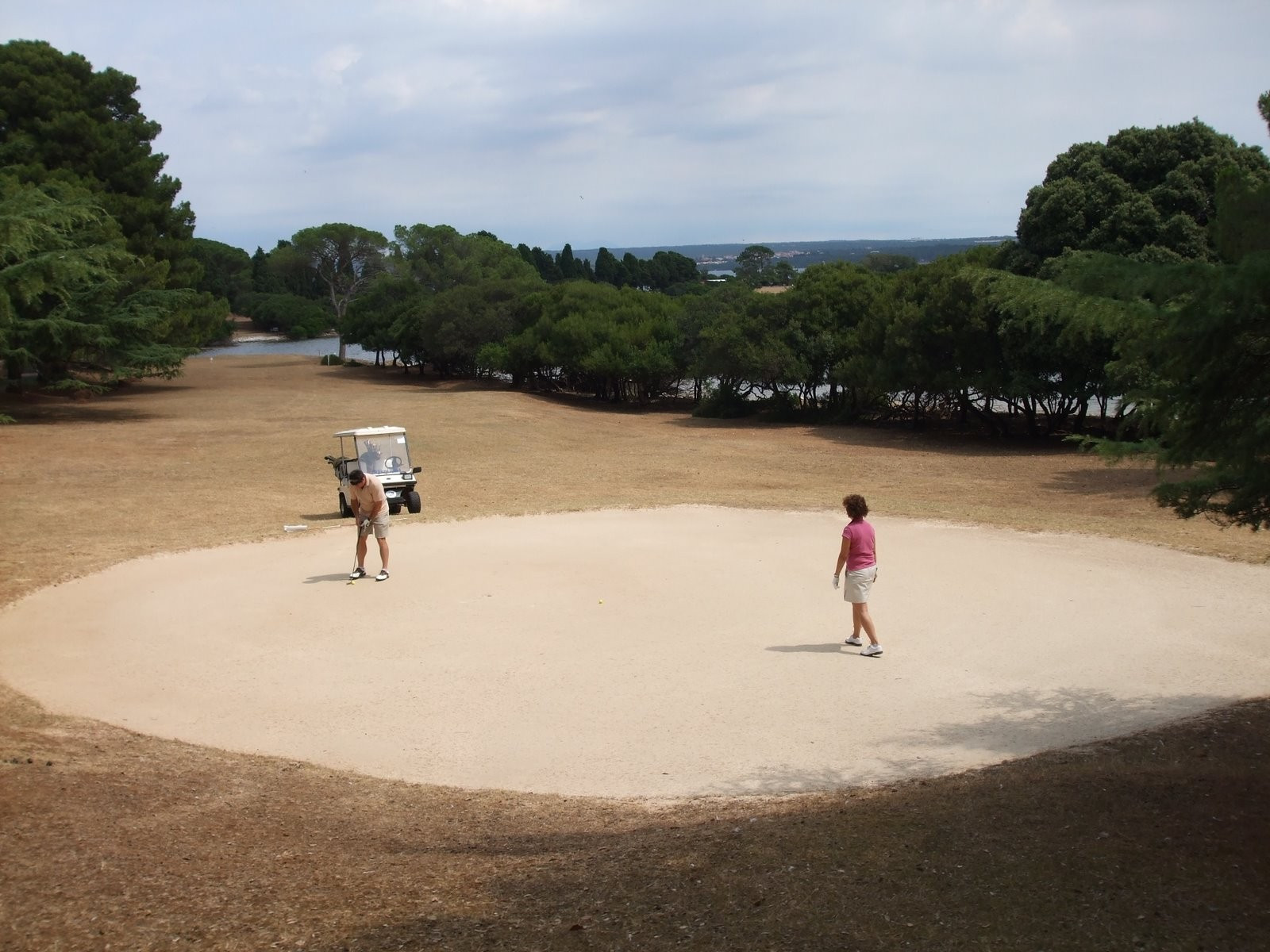 Поле для гольфа в Национальном парке, Хорватия – фотографии Хорватии