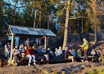 Лагерь на острове Кий, Россия. Фото 1 – фотографии России