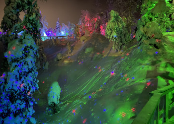 Первое что видят гости в арт-парке “Таинственный лес” в Кировск – фотографии России