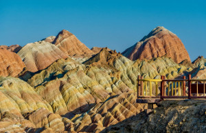 Нереально красочные скалы Чжанъе Данься (Zhangye Danxia) в Чжанъе, Китай – фотографии Китая