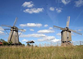 Мельницы острова Сааремаа – фотографии Эстонии