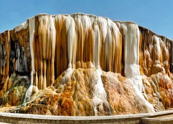 Живописный термальный источник Хаммам Мескутин. Мзаб долина. Алжир – фотографии Алжира