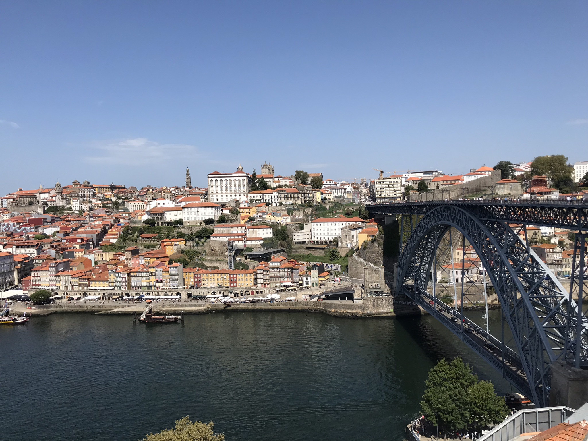 Вид со смотровой площадки у сада Морро (Jardim do Morro), Порту – фотографии Португалии