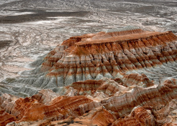 Каньон Янги-Кала (Yangy-kala) рядом с Туркменбашы, Туркменистан – фотографии Туркменистана