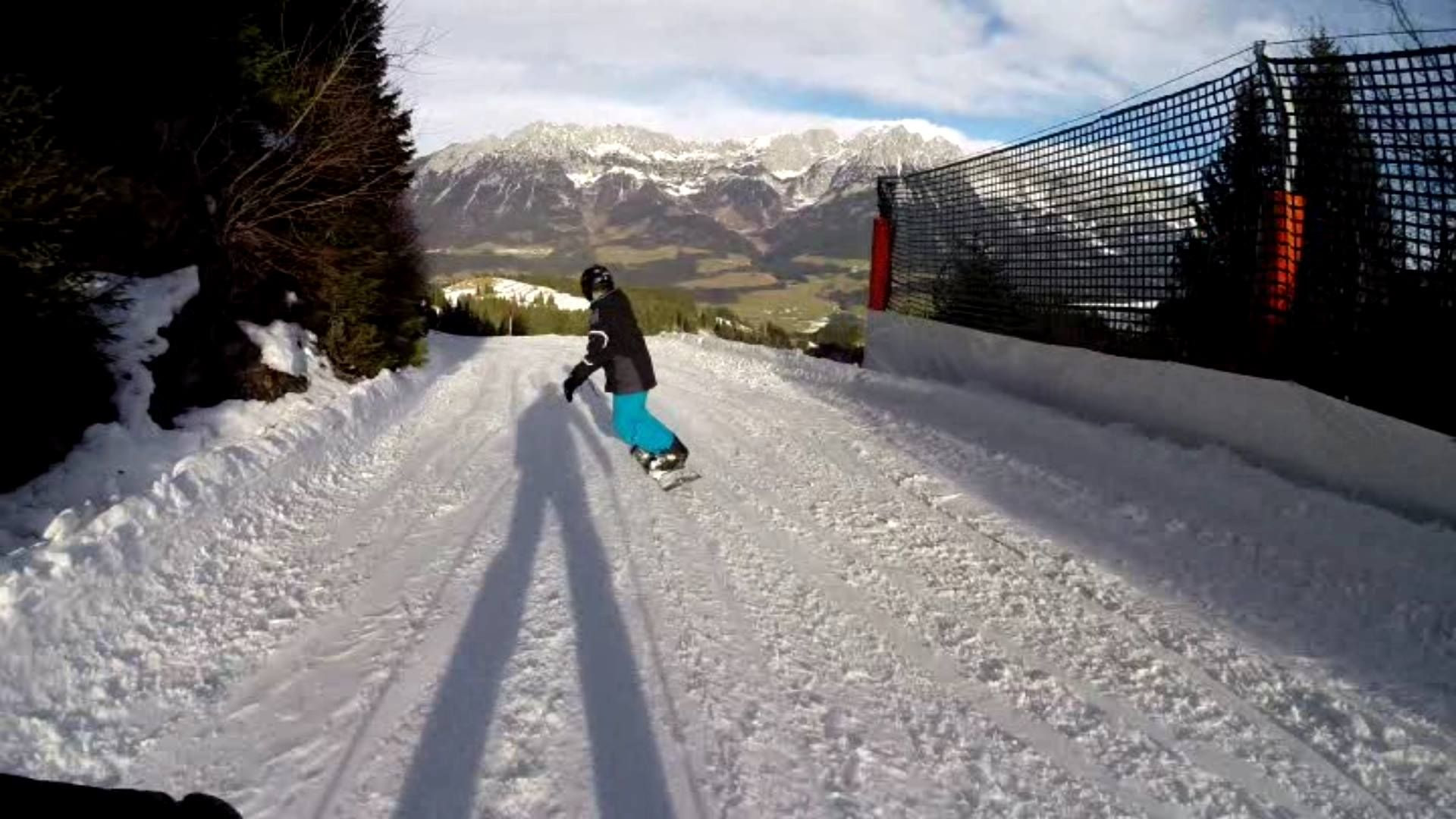 На сноуборде – фотографии Швейцарии