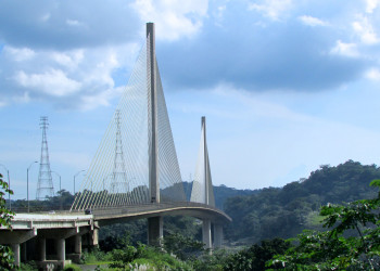 Полезное архитектурное сооружение панамский мост Столетия (Puente Centenario) – фотографии Панамы
