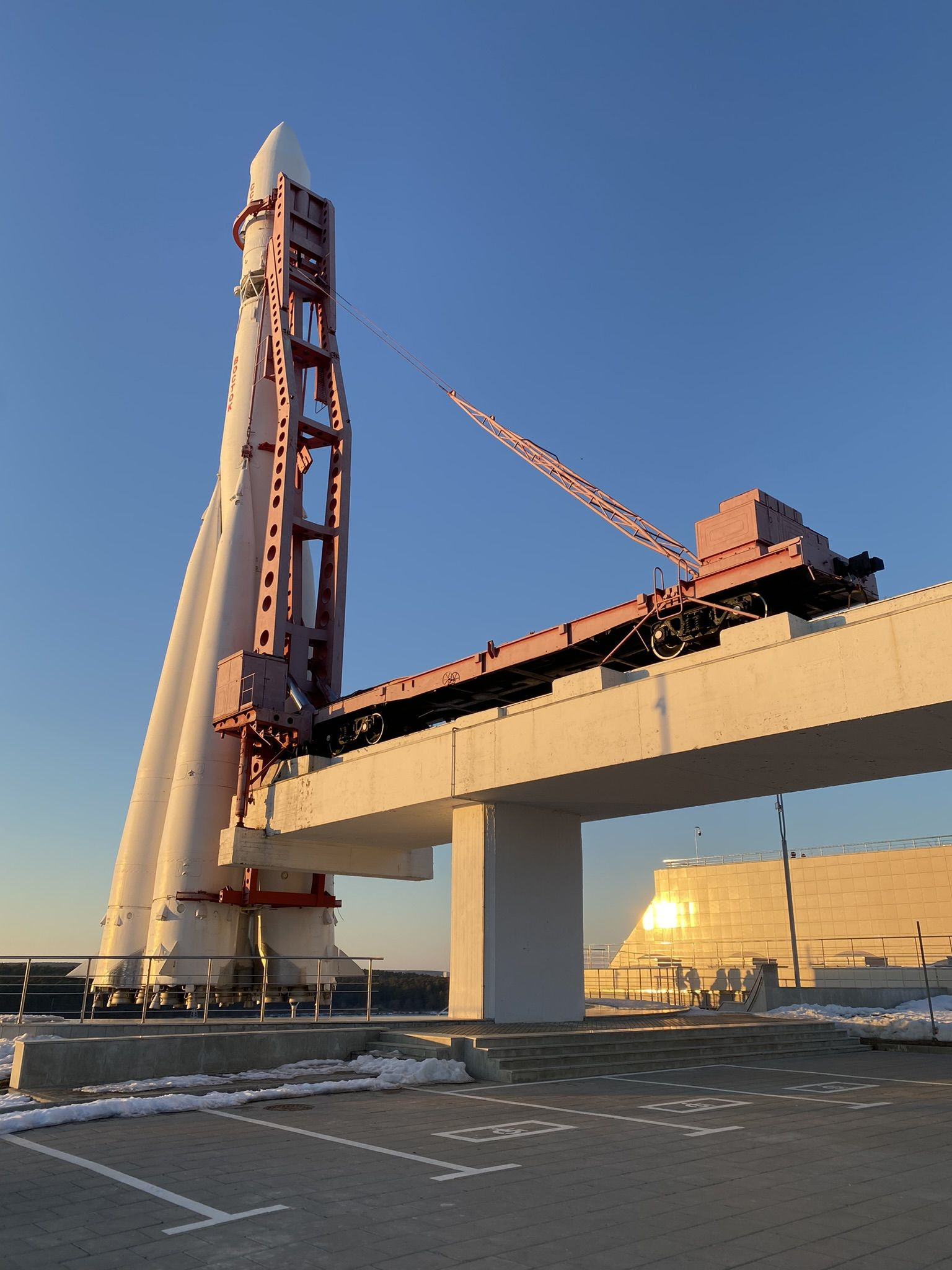 Музей космонавтики Циолковского, вид на Ракету – фотографии России