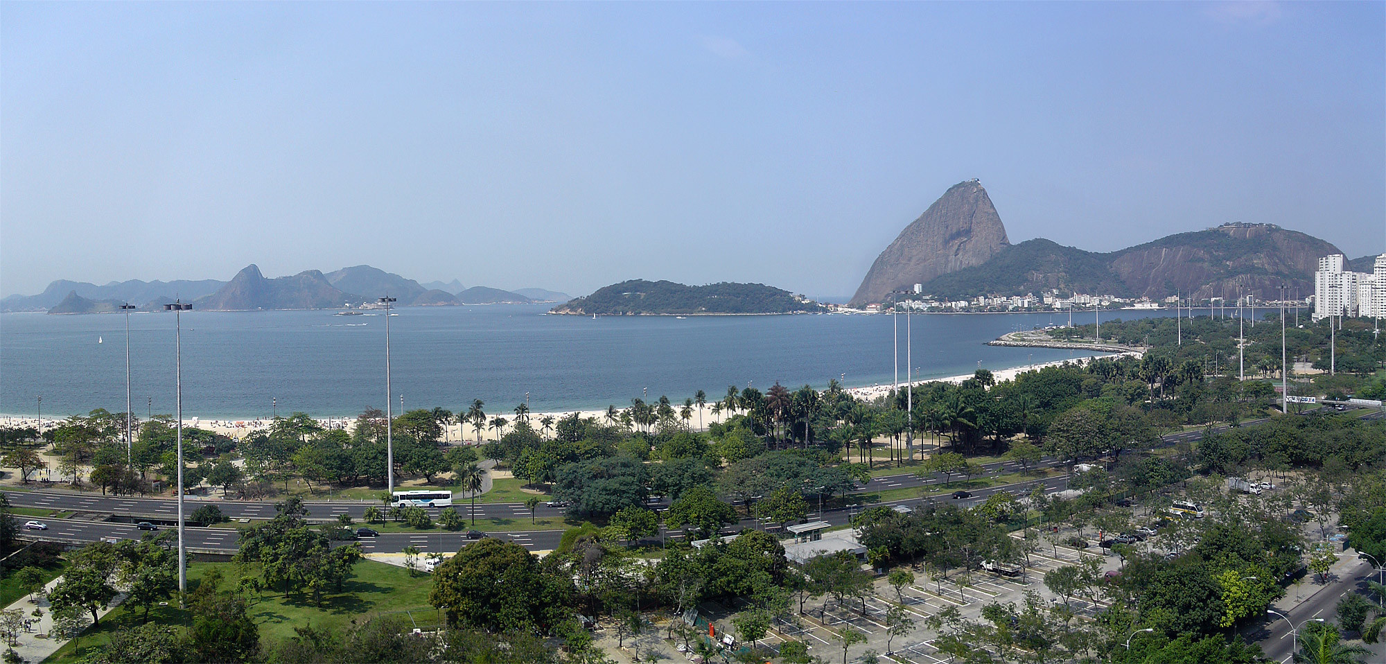 Пляж Фламенго в Рио – фотографии Бразилии