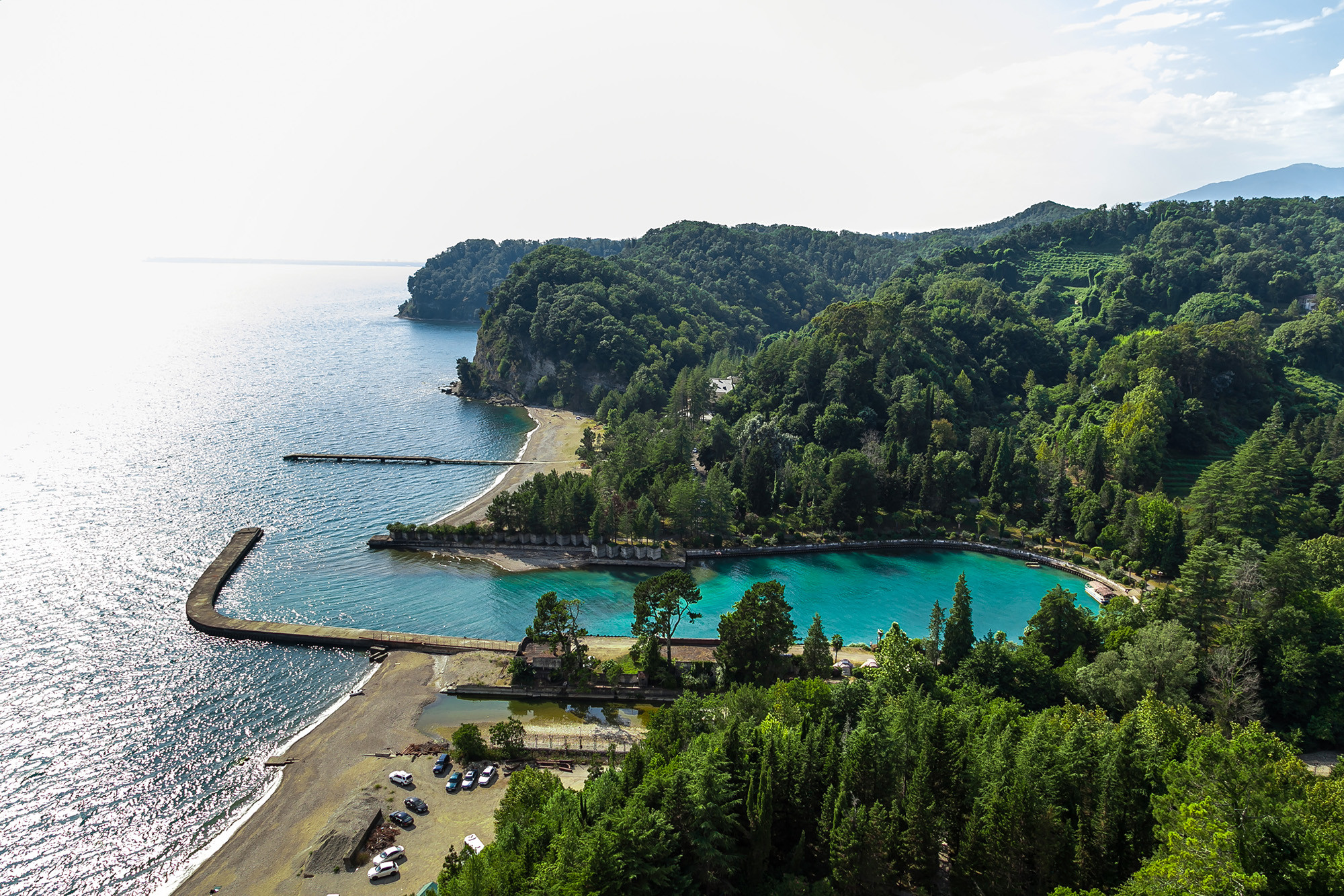 Госдача с высоты. Мюссера – фотографии Абхазии