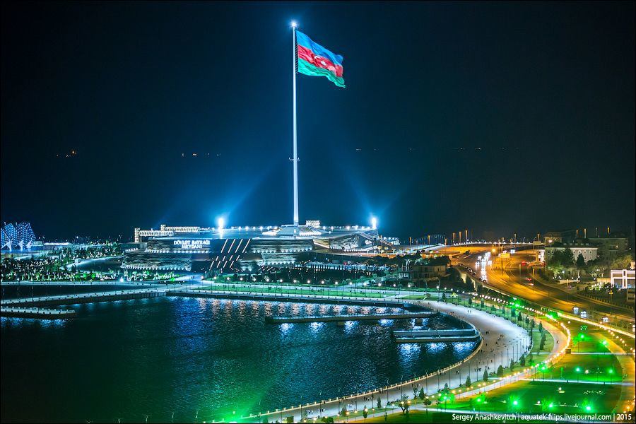 Набережная в Баку – фотографии Азербайджана