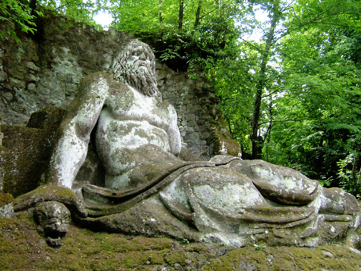 Необычные Сады Бомарцо (Gardens of Bomarzo) в Витербо, Италия – фотографии Италии