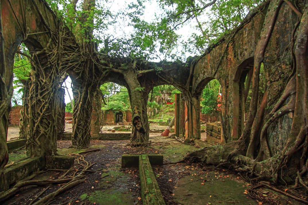 Туристический остров Росс в Индии – фотографии Индии