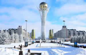 Байтерек зимой – фотографии Казахстана