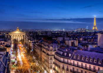Вечерний Париж – фотографии Франции