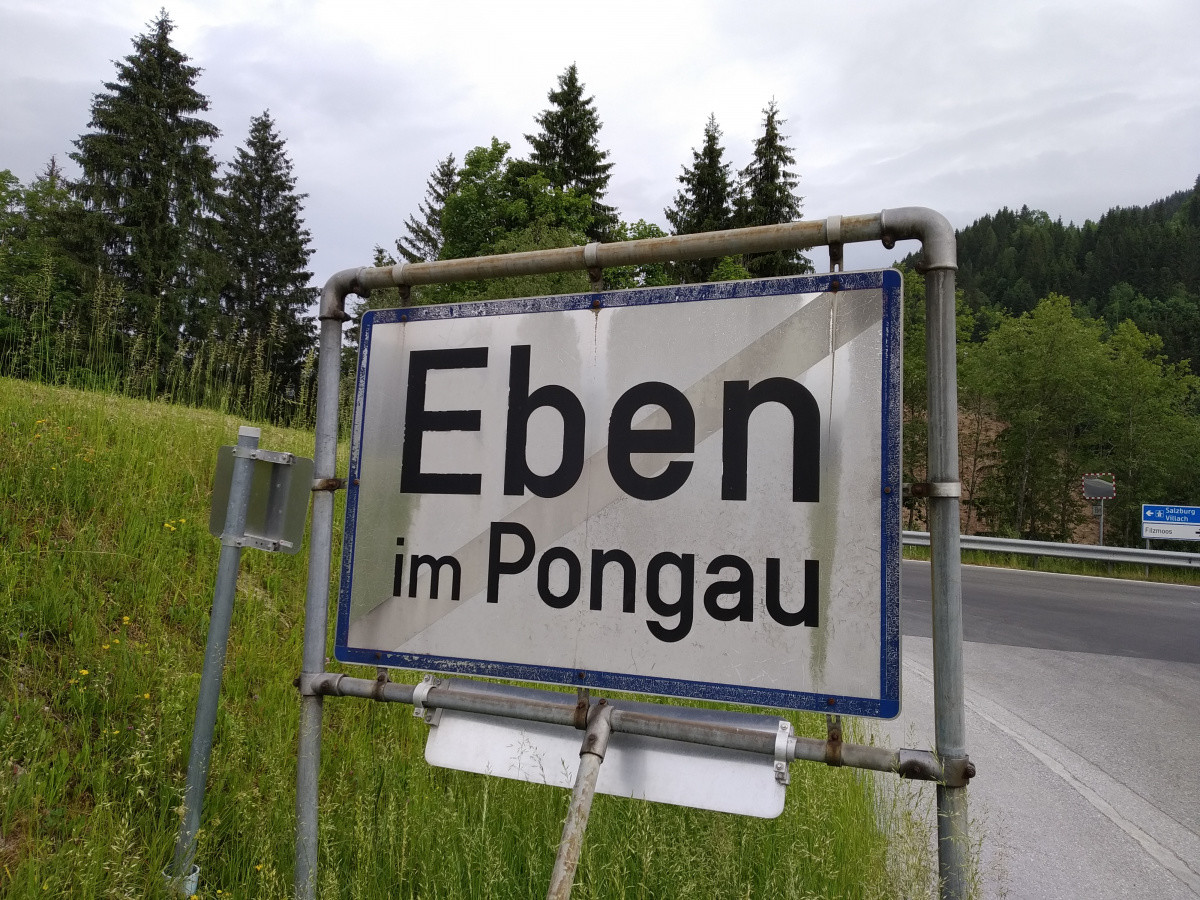 Указатель. Эбен. Австрия – фотографии Австрии