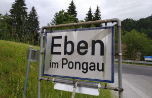 Указатель. Эбен. Австрия – фотографии Австрии