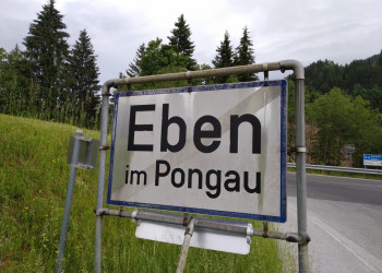 Указатель. Эбен. Австрия – фотографии Австрии