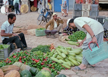 Овощной рынок. Мзаб долина. Алжир – фотографии Алжира