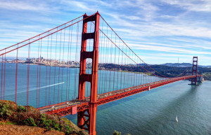 С Моста Золотые Ворота открывается невероятный вид на пролив – фотографии США