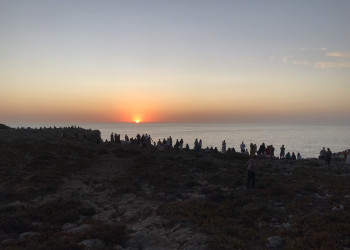 Закат на мысе Сан-Висенте в Португалии – фотографии Португалии