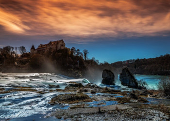 Рейнский водопад 8 – фотографии Швейцарии