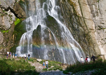 Радуга на Гегском Водопаде. Абхазия – фотографии Абхазии