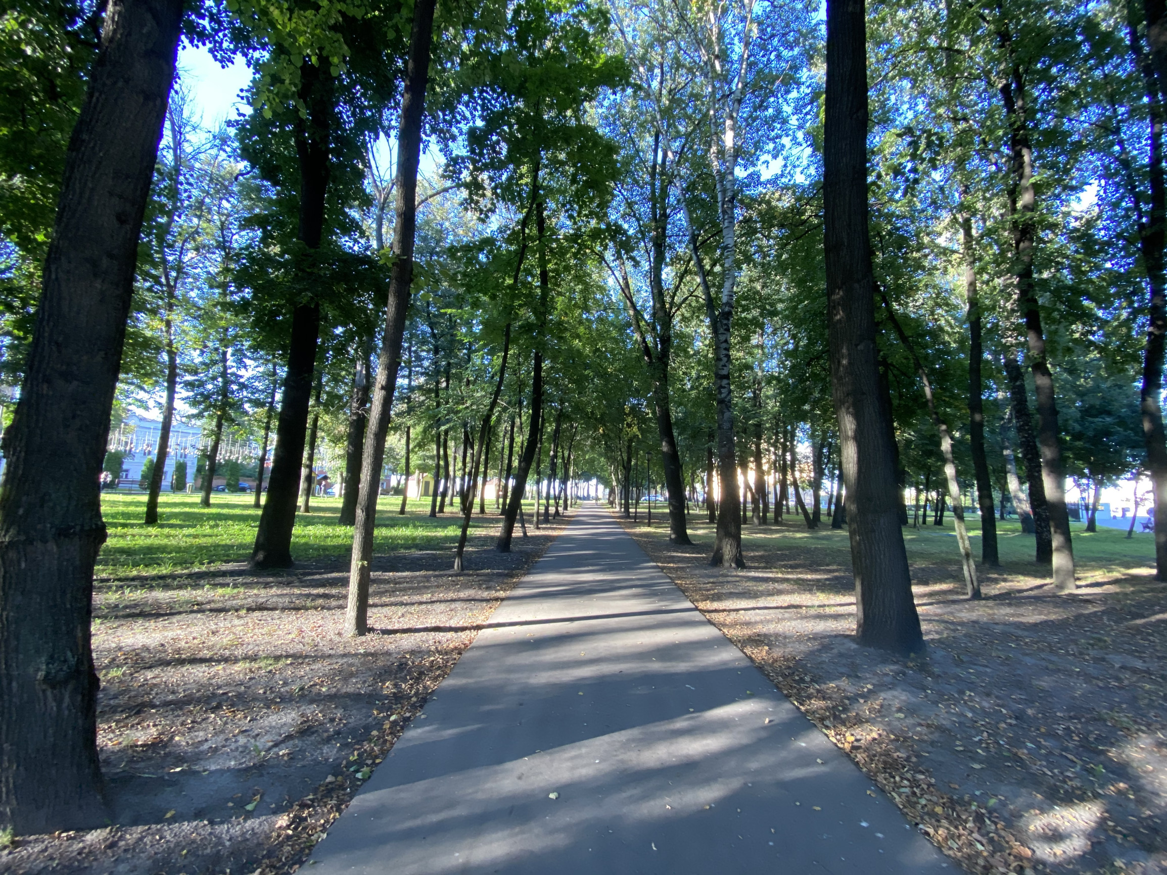 Парк возле Кремля в Рязани – фотографии России