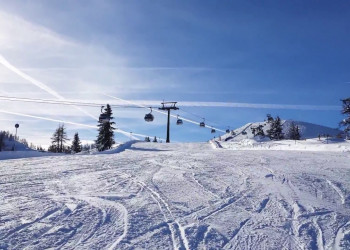 Горнолыжная трасса. Хюттшлаг. Австрия – фотографии Австрии