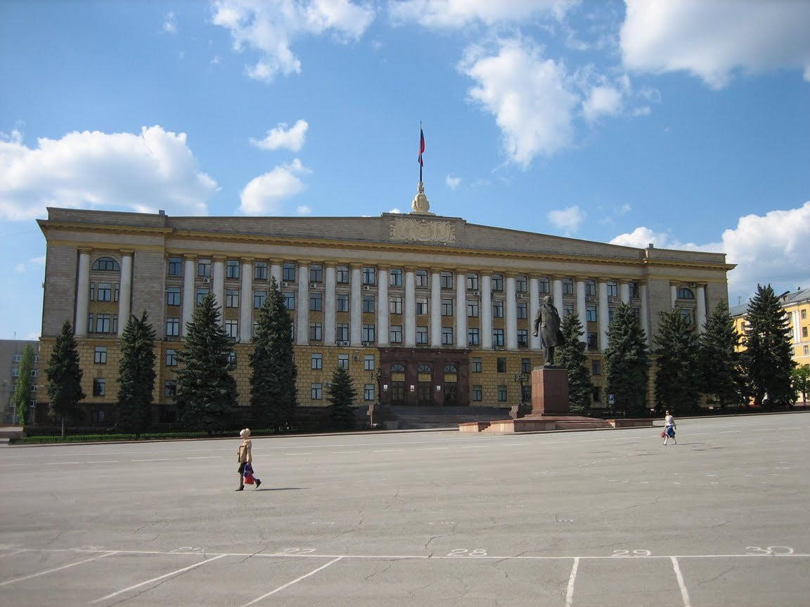 Площадь в Липецке, Россия. Фото 1 – фотографии России