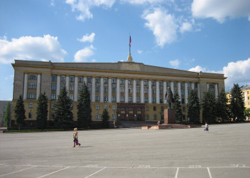 Площадь в Липецке, Россия. Фото 1 – фотографии России