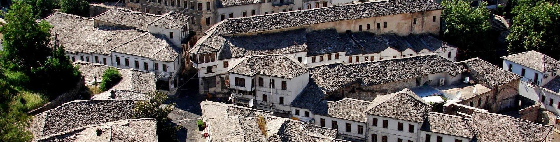 Жилой район. Гирокастра. Албания. – фотографии Албании