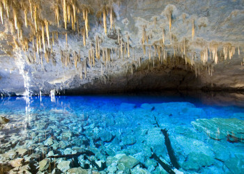 Грот голубого озера (Gruta do Lago Azul) в Бониту – фотографии Бразилии