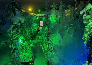 Территория арт парка «Таинственный лес», Кировск, Мурманская об – фотографии России